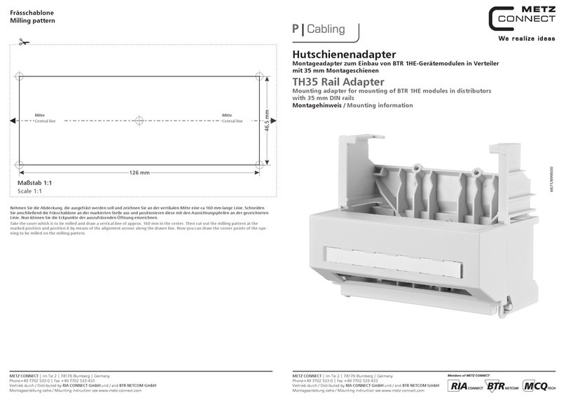Metz Connect TH35 Mounting Information