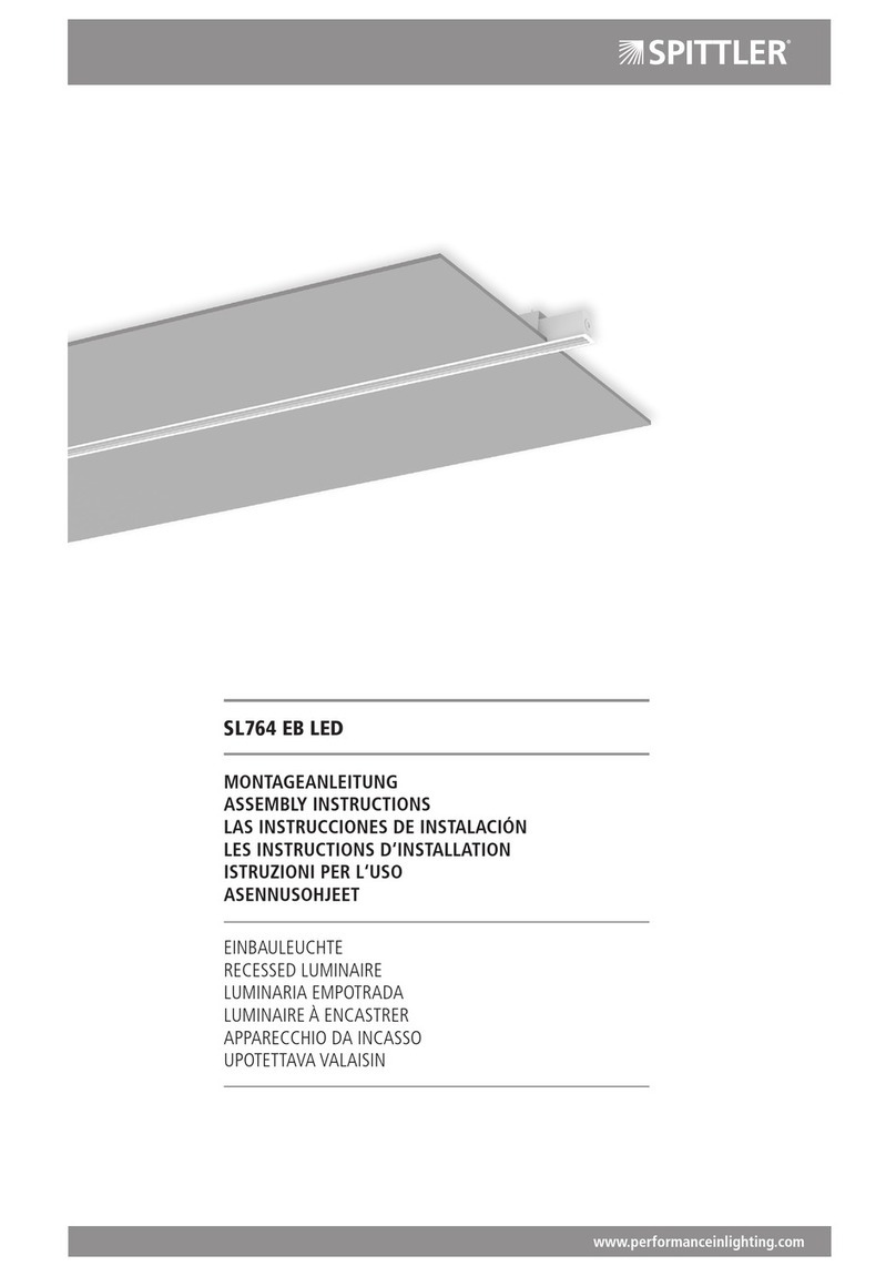SPITTLER SL764 EB LED Assembly instructions