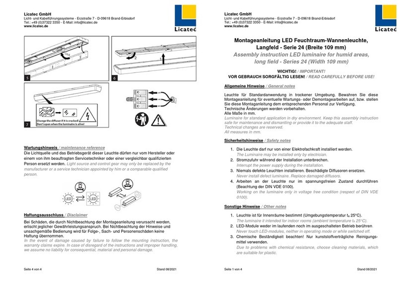 Licatec 24 Series Assembly instruction