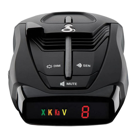 Cobra RAD 380 User manual