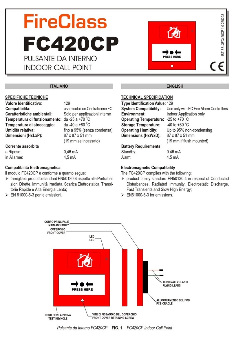 FireClass FC420CP instructions