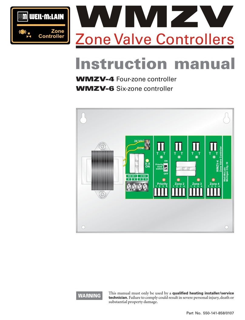 Weil-McLain WMZV-4 User manual