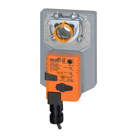 Belimo LonWorks GMX24-LON quick start guide