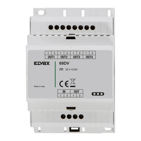 Vimar ELVOX 69DV Installer's guide Vimar ELVOX 69DV Installer's guide