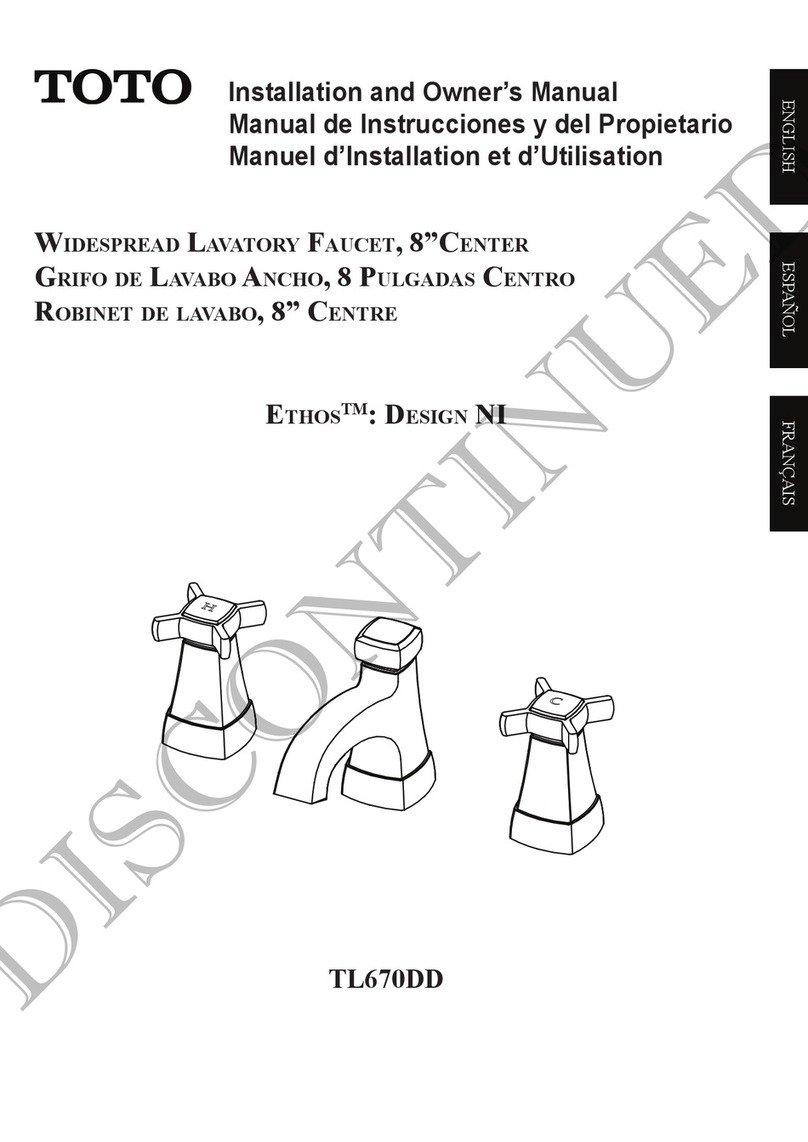 Toto Ethos Design NI L670DD Installation instructions Toto Ethos Design NI L670DD Installation instructions