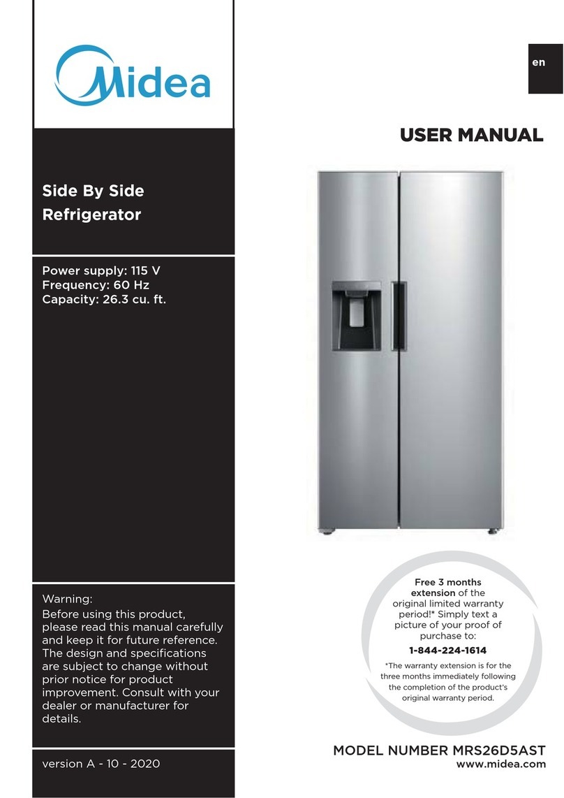 Midea MRS26D5AST User manual