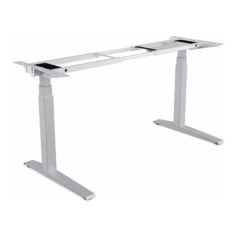 Fellowes Levado Height Adjustable Desk Base manual Fellowes Levado Height Adjustable Desk Base manual