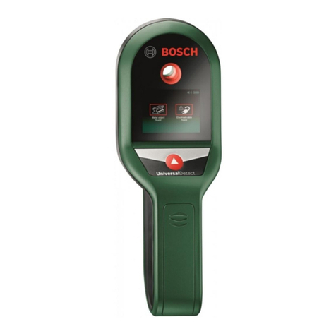 Bosch UniversalDetect User manual