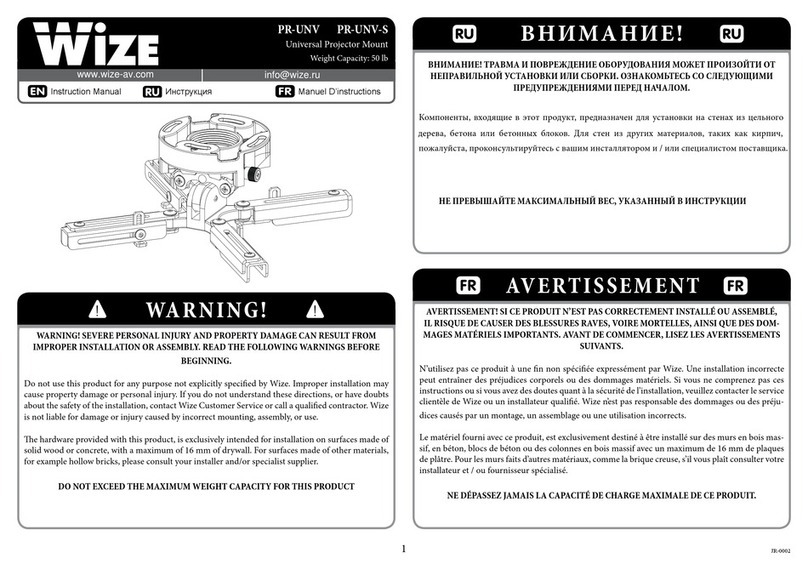 Wize PR-UNV User manual