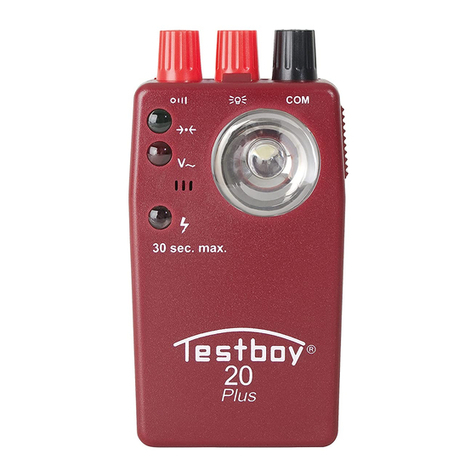 Testboy 20 PLUS operating instructions