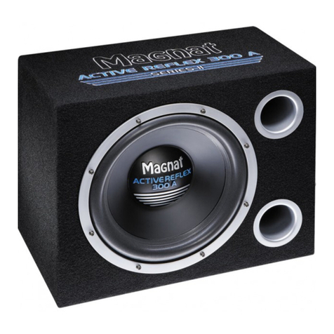 Magnat Audio ACTIVE REFLEX 300A II Series Owner's manual/warranty document