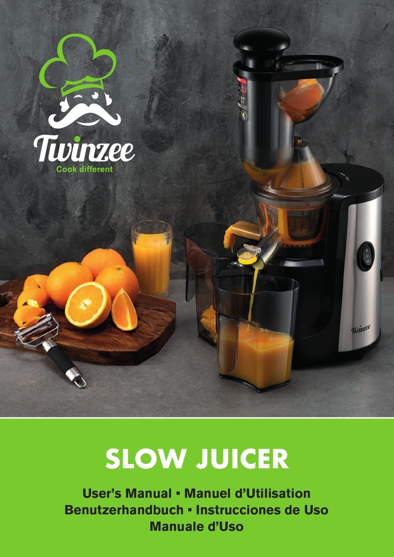 Twinzee SLOW JUICER User manual
