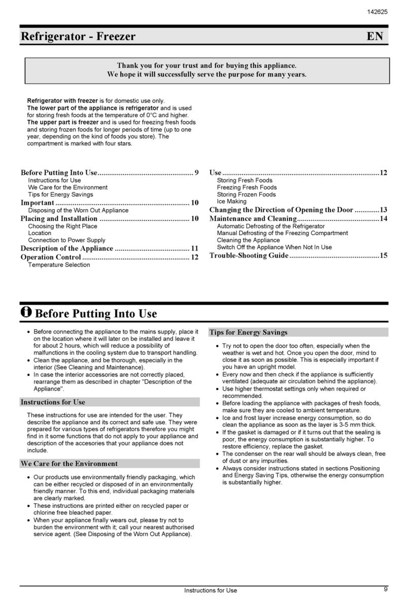 Gorenje R1246BAB User manual Gorenje R1246BAB User manual