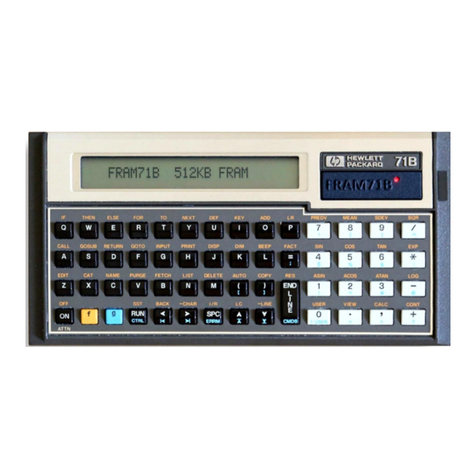 HP FRAM71B User manual
