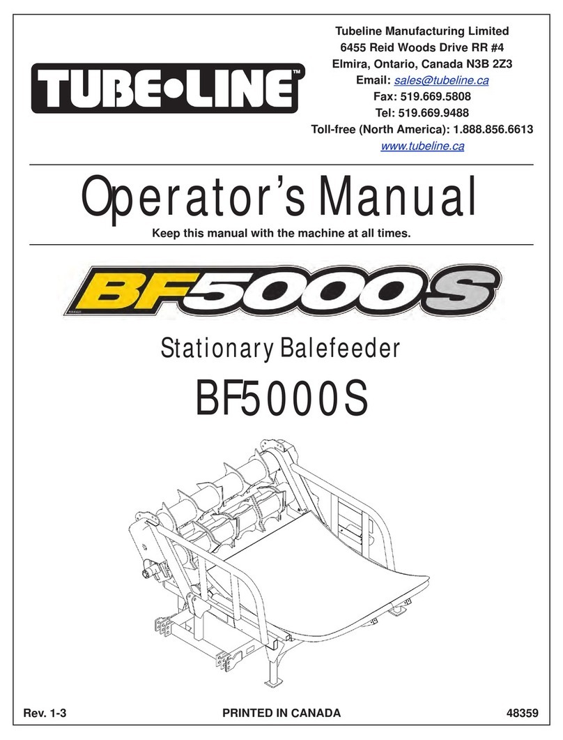 Tube-Line BF5000S Operator's manual