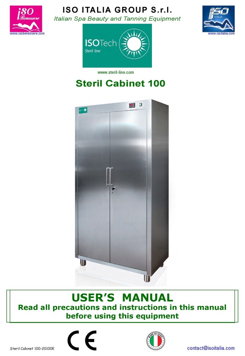 Isotech Steril Cabinet 100 user manual