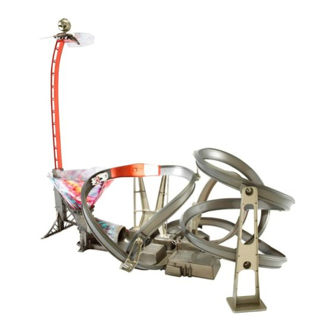 Mattel Hot Wheels Speed Racer SKY JUMP TRACK SET User manual