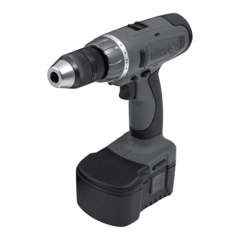 Matco Tools MPTL144DD Operating instructions, warning information, parts breakdown Matco Tools MPTL144DD Operating instructions, warning information, parts breakdown