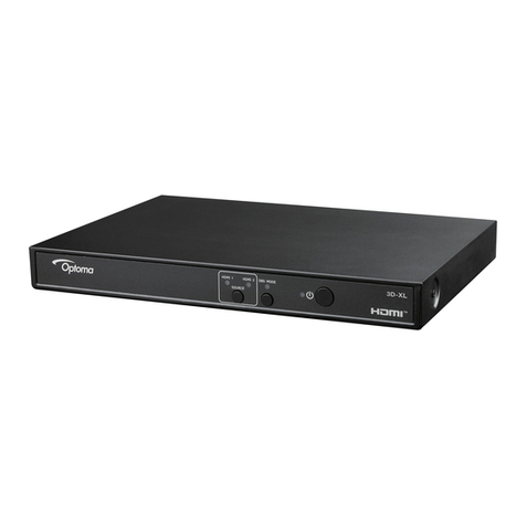 Optoma 3D-XL Technical manual