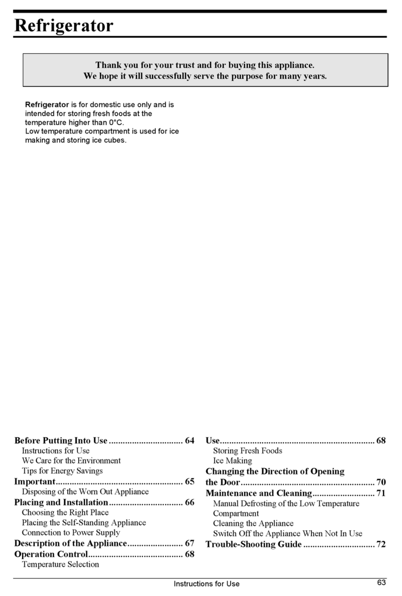 Gorenje RB4091W User manual