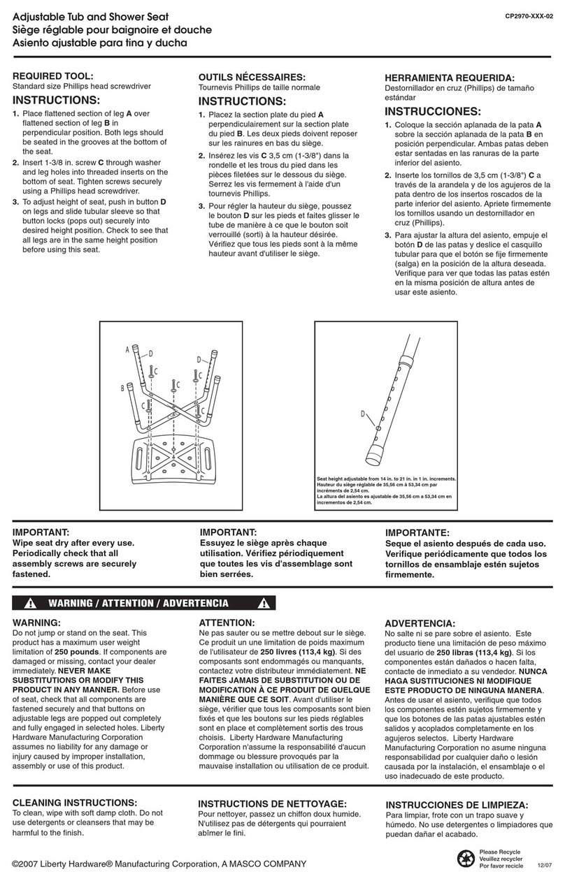 Liberty Hardware CP2970 -02 Series quick start guide