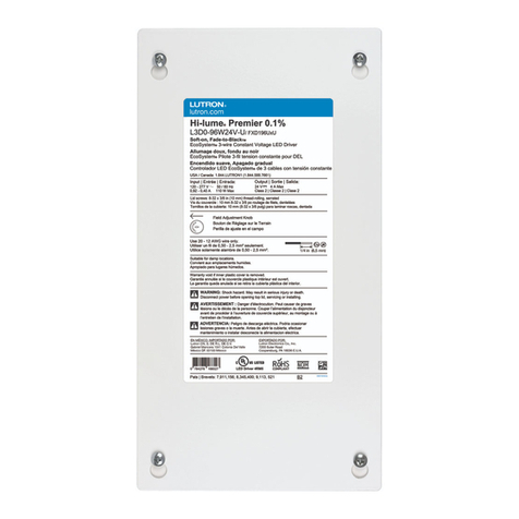 Lutron Electronics LHD0-96W24V-U UL User manual
