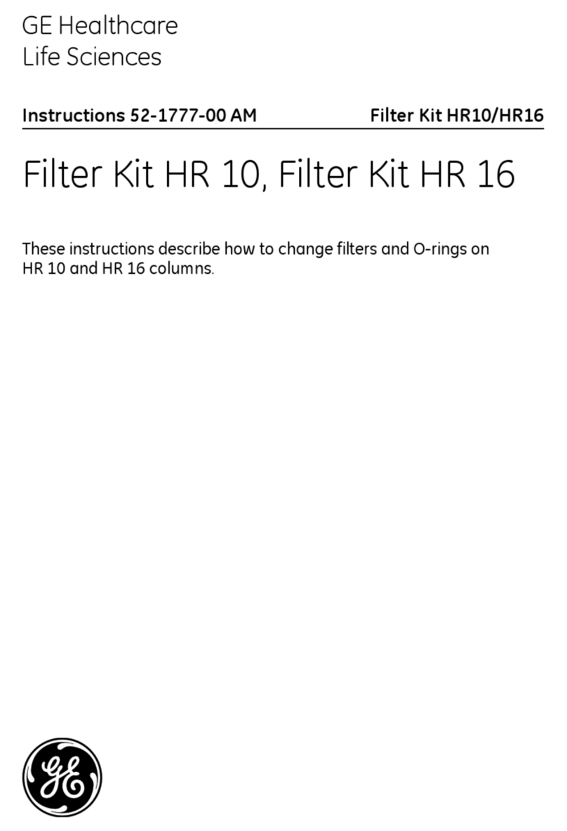 GE Filter Kit HR 10 User manual