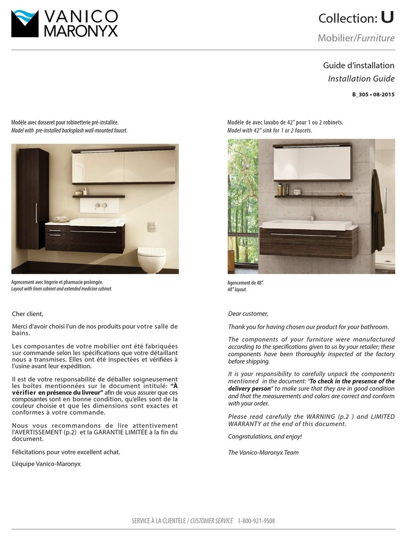 Vanico Maronyx MIX installation guide Vanico Maronyx MIX installation guide