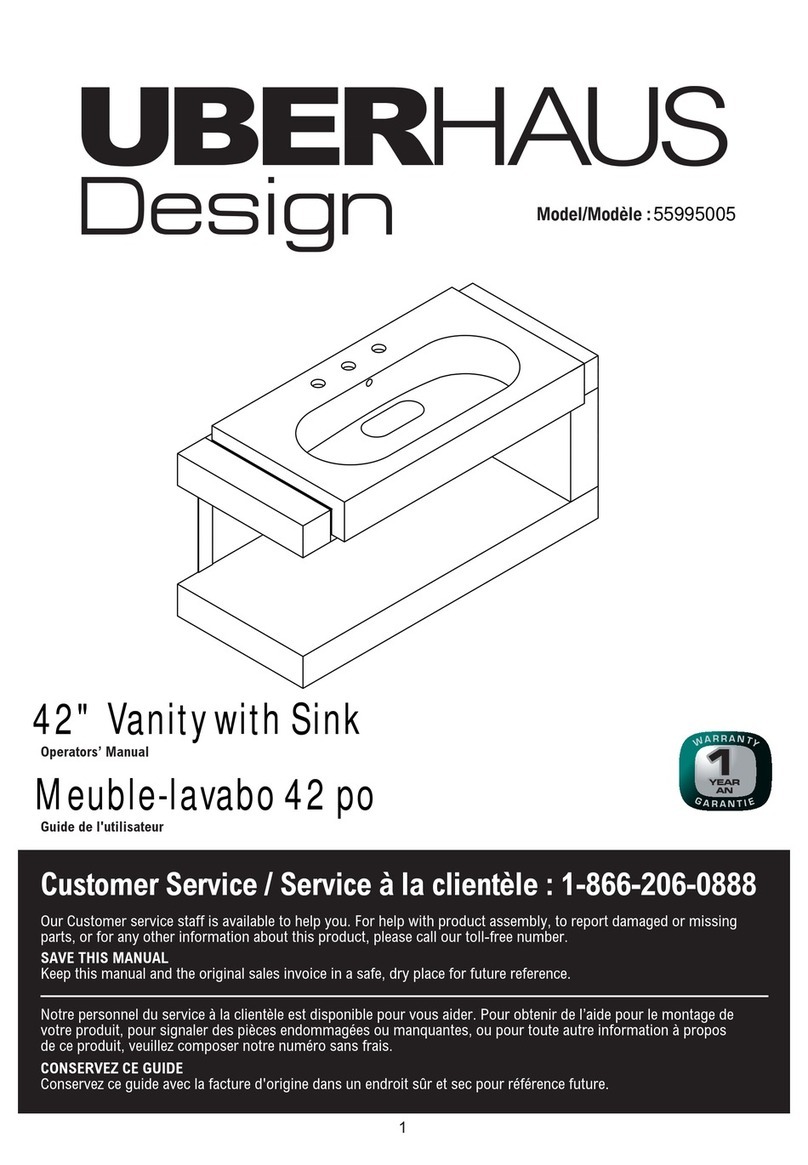 Uberhaus 55995005 Operator's manual