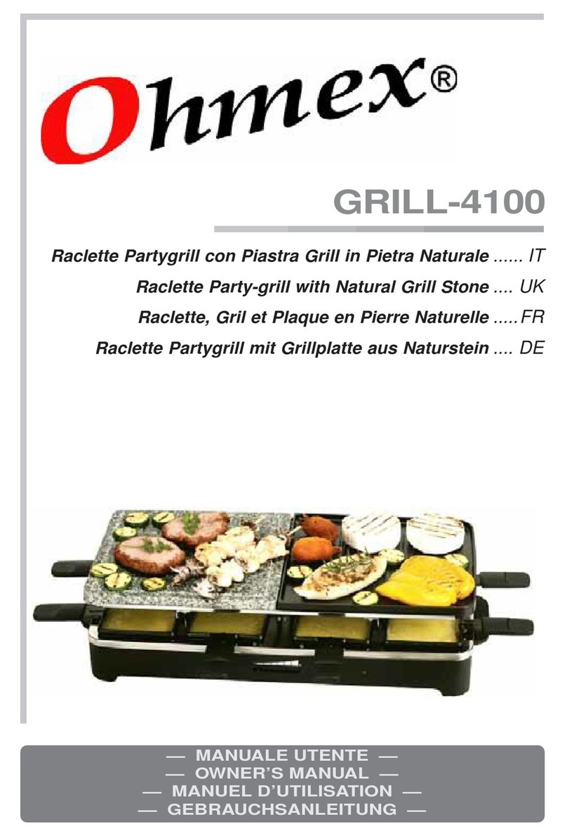 ohmex GRILL-4100 User manual