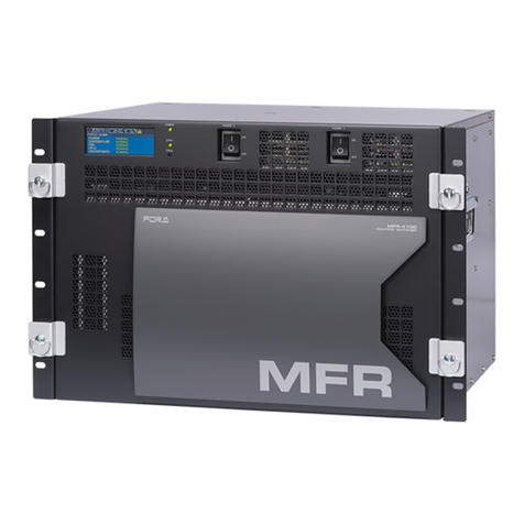FOR-A MFR-6100 User manual