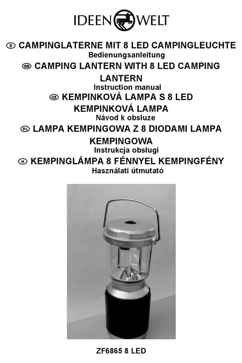 Ideen Welt ZF6865 8 LED instruction manual