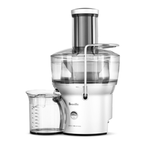 Breville Juice Fountain BJE200 User manual