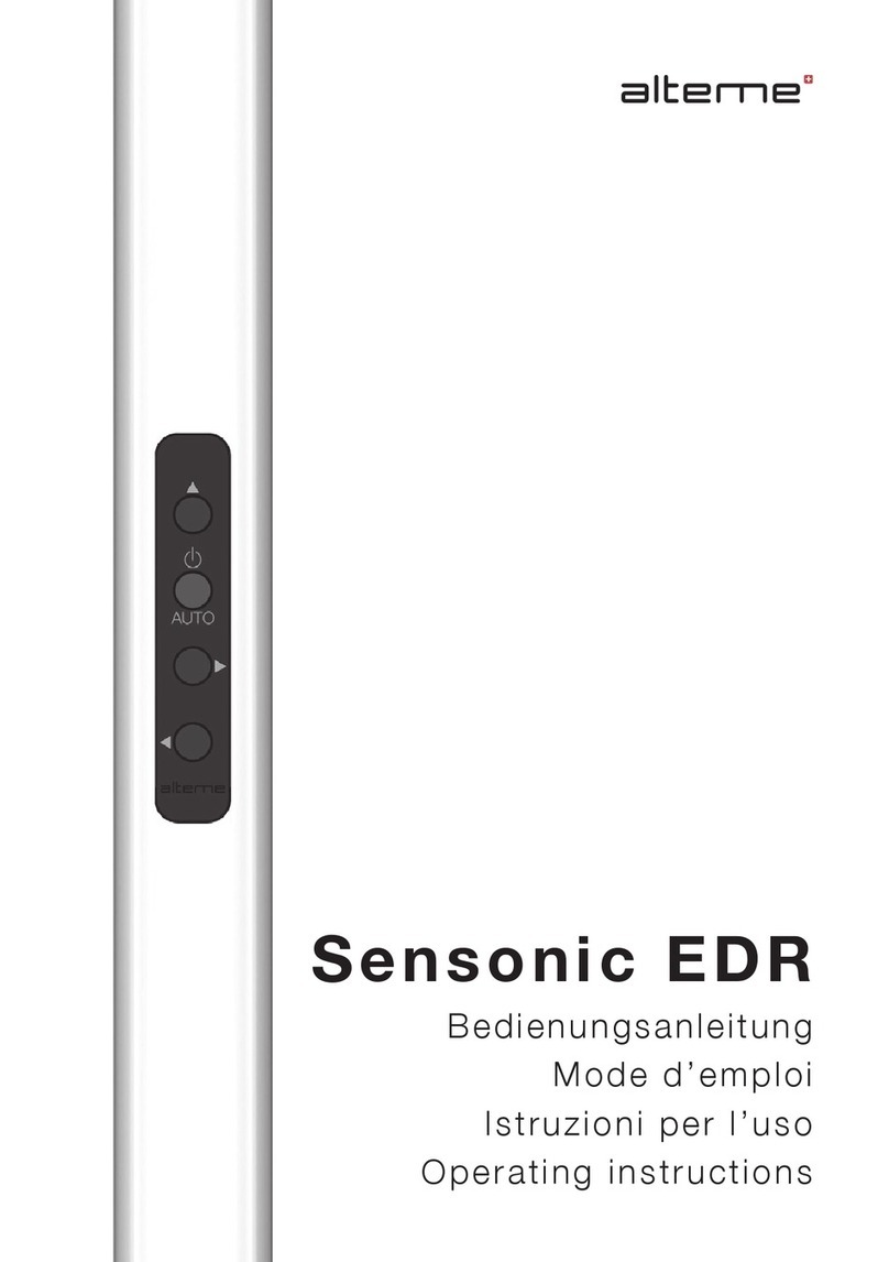Alteme Sensonic EDR operating instructions