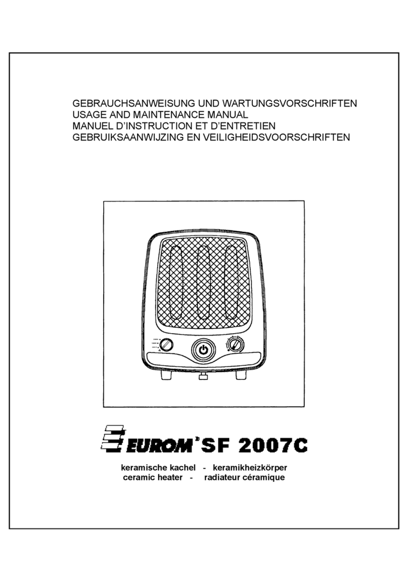 EUROM SF2007C Usage and maintenance manual