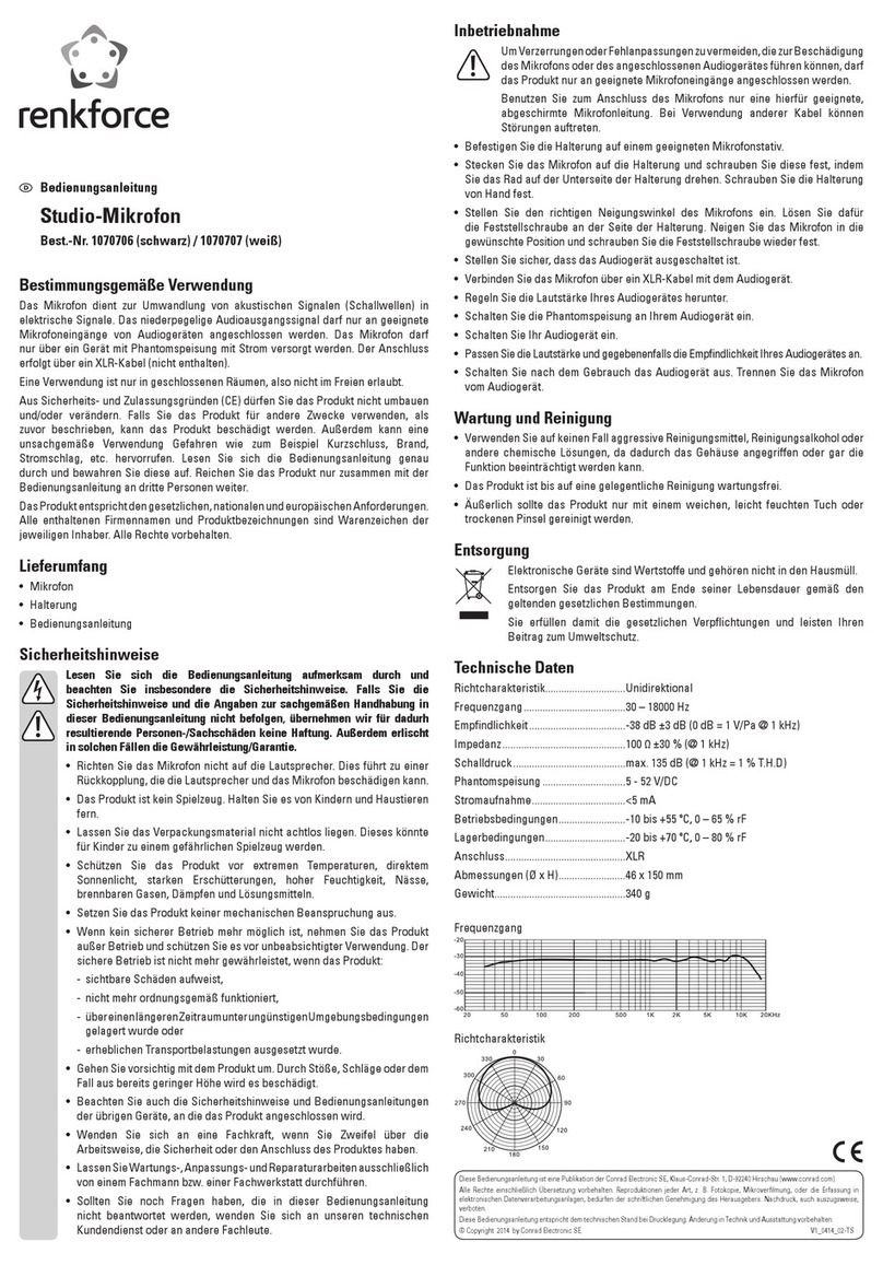 Renkforce 1070706 operating instructions