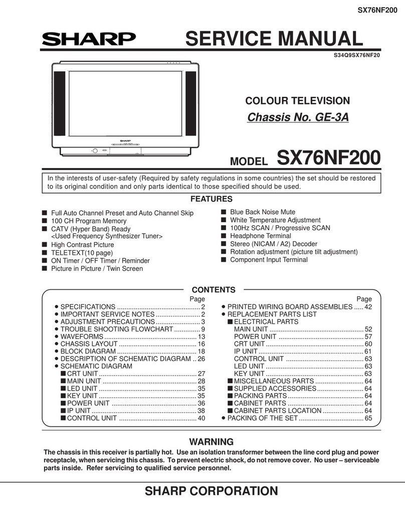 Sharp SX76NF200 User manual Sharp SX76NF200 User manual