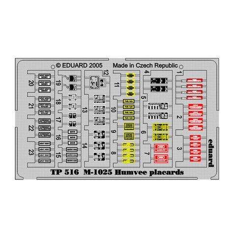 Eduard Zoom M-1025 Humvee placards quick start guide Eduard Zoom M-1025 Humvee placards quick start guide