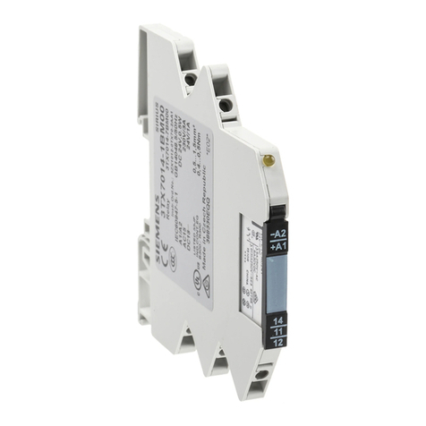Siemens 3TX7014 User manual