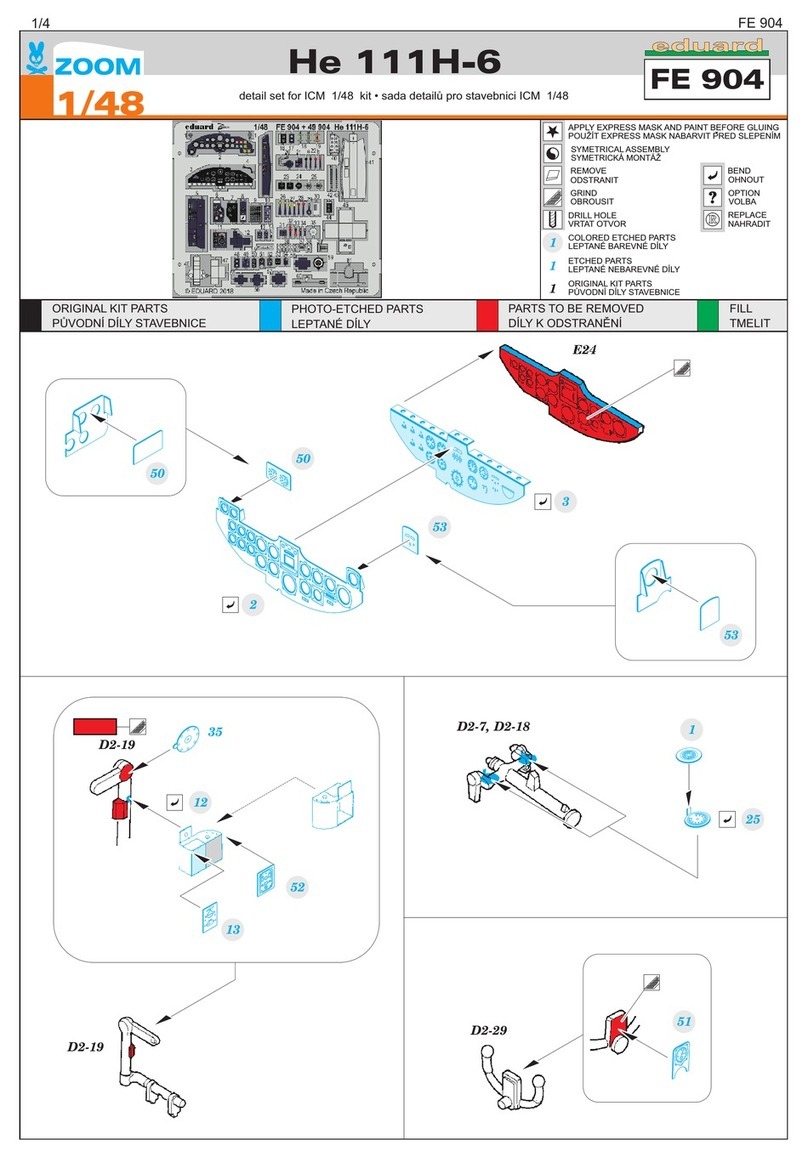 Eduard Zoom He 111H-6 quick start guide