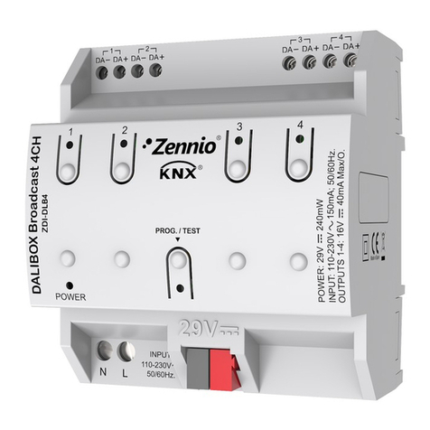 Zennio DALIBOX ZDI-DLB4 Technical documentation