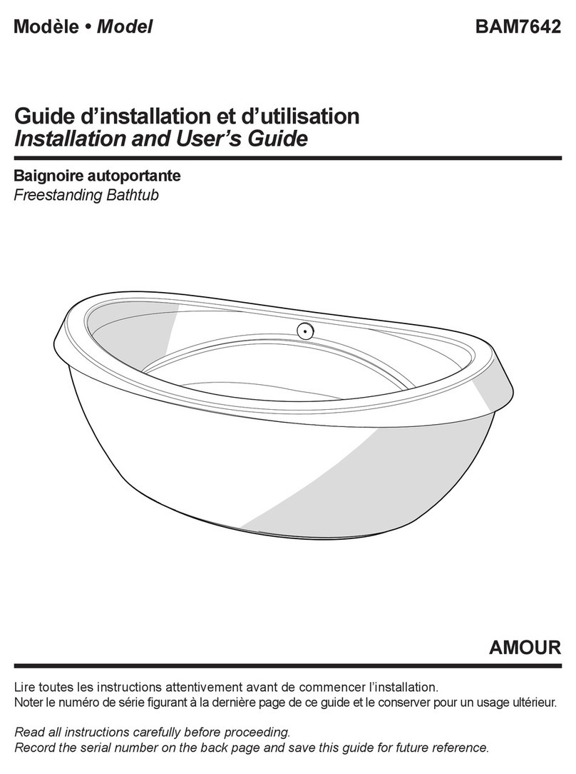 Fleurco BAM7642 Installation and user guide