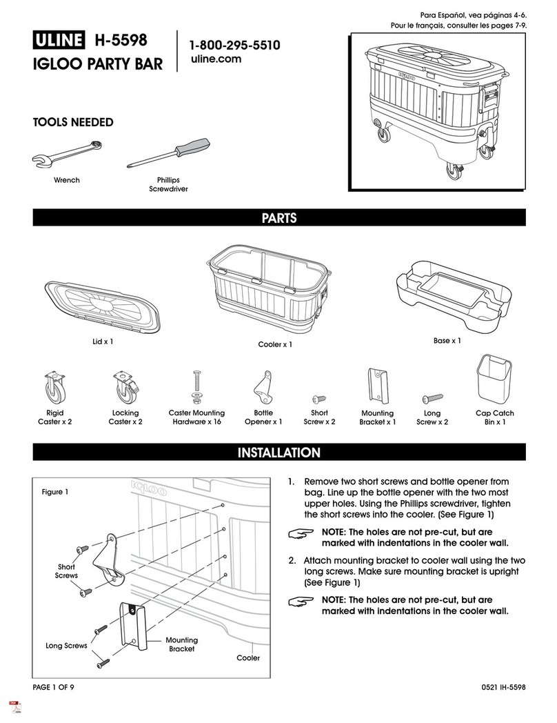 U-Line H-5598 quick start guide