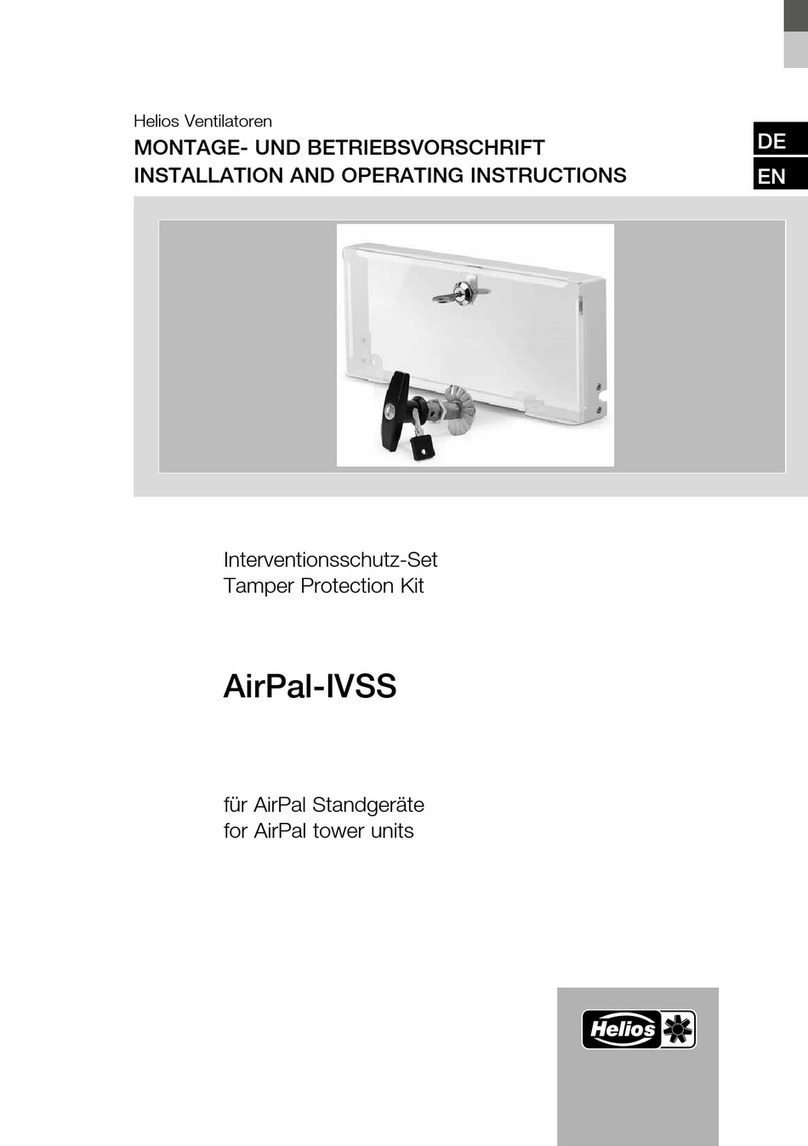 Helios AirPal-IVSS Installation and operating instructions Helios AirPal-IVSS Installation and operating instructions