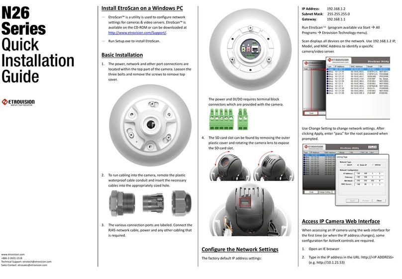 EtroVISION N26 Series User manual EtroVISION N26 Series User manual