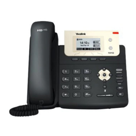 Univox Yealink T21P E2 quick start guide