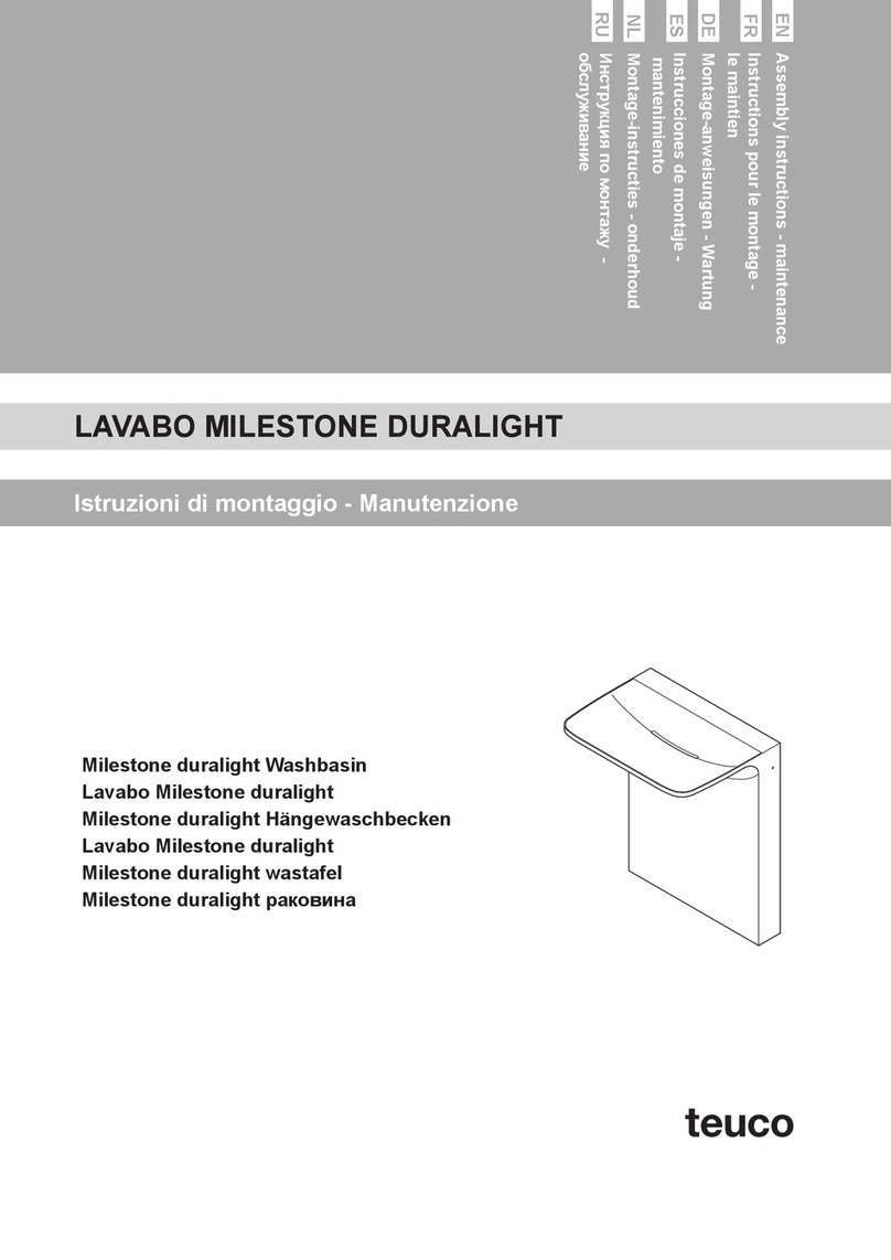 Teuco Milestone duralight Assembly Instructions - Maintenance