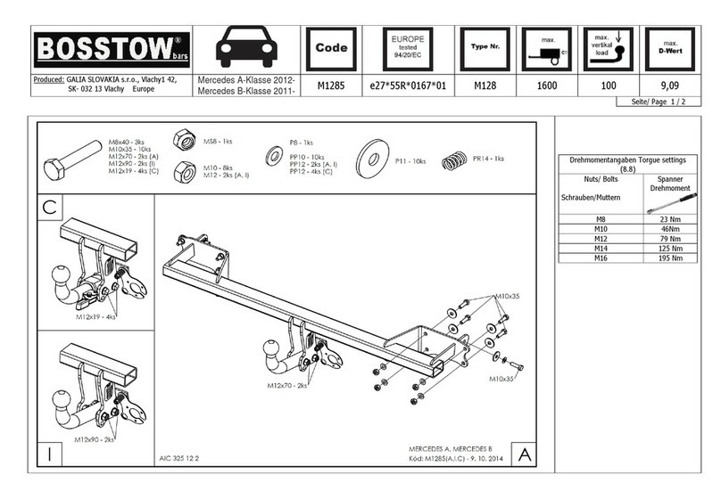 BOSSTOW M1285 quick start guide