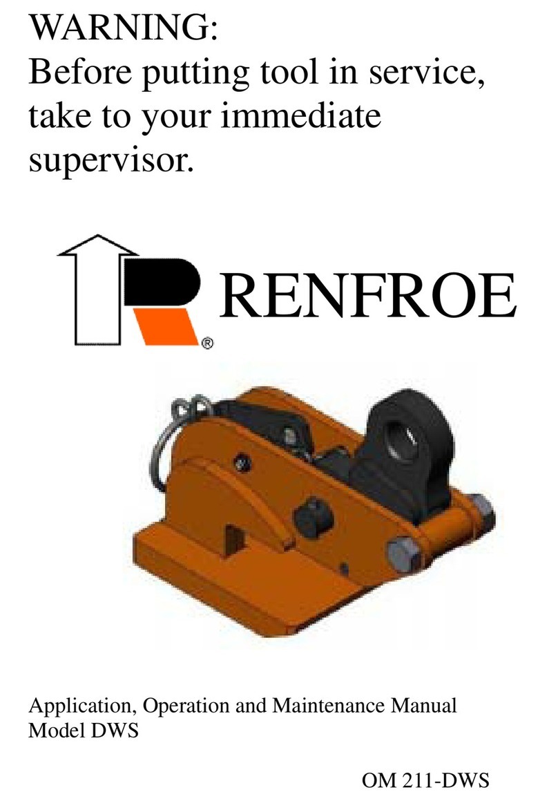 Renfroe DWS Operator's manual