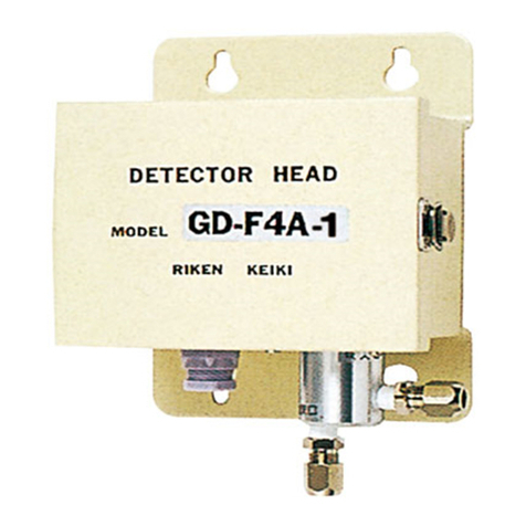 Riken Keiki GD-F4A-1 Operation and maintenance manual